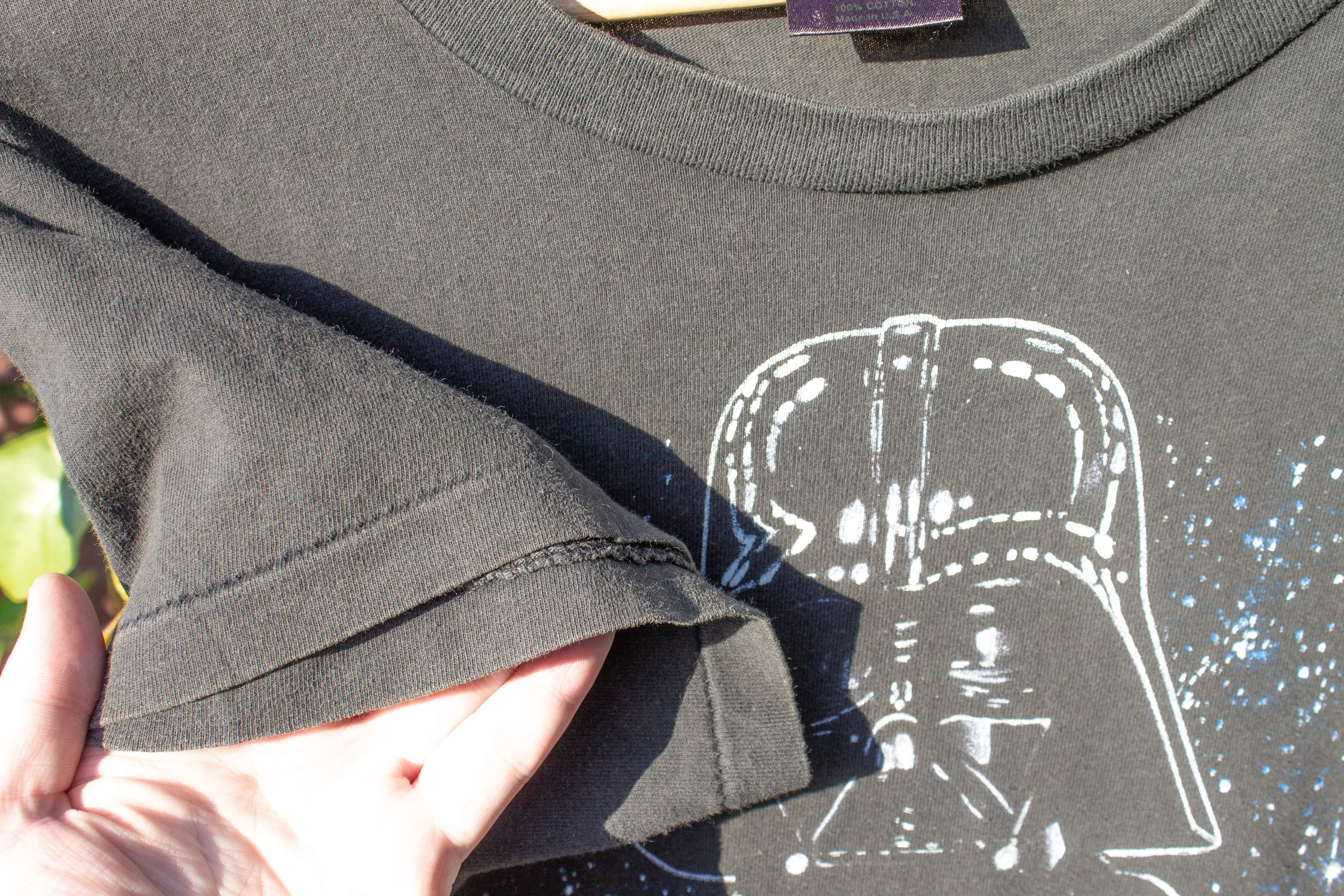 Changes Short Sleeve T Shirts Changes 1996 Star Wars, Darth Vader T-Shirt Black