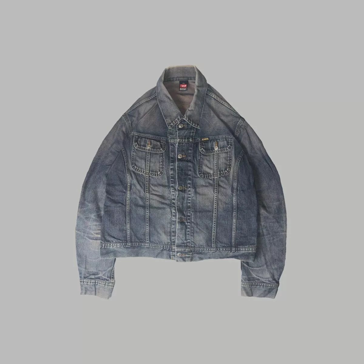 Diesel Denim Jackets Diesel × Vintage Sick Diesel Denim Vintage Made in Italy Jacket Blue