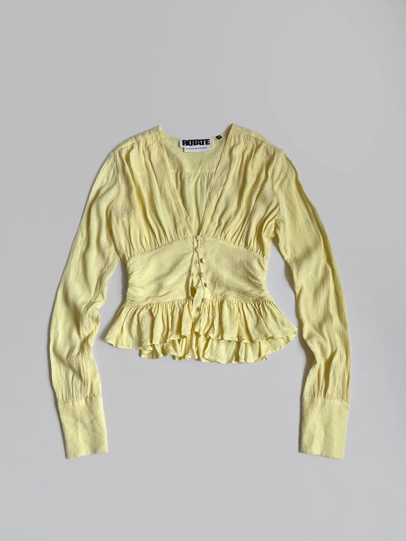 ROTATE Blouses Rotate Birger Christensen Yellow blouse