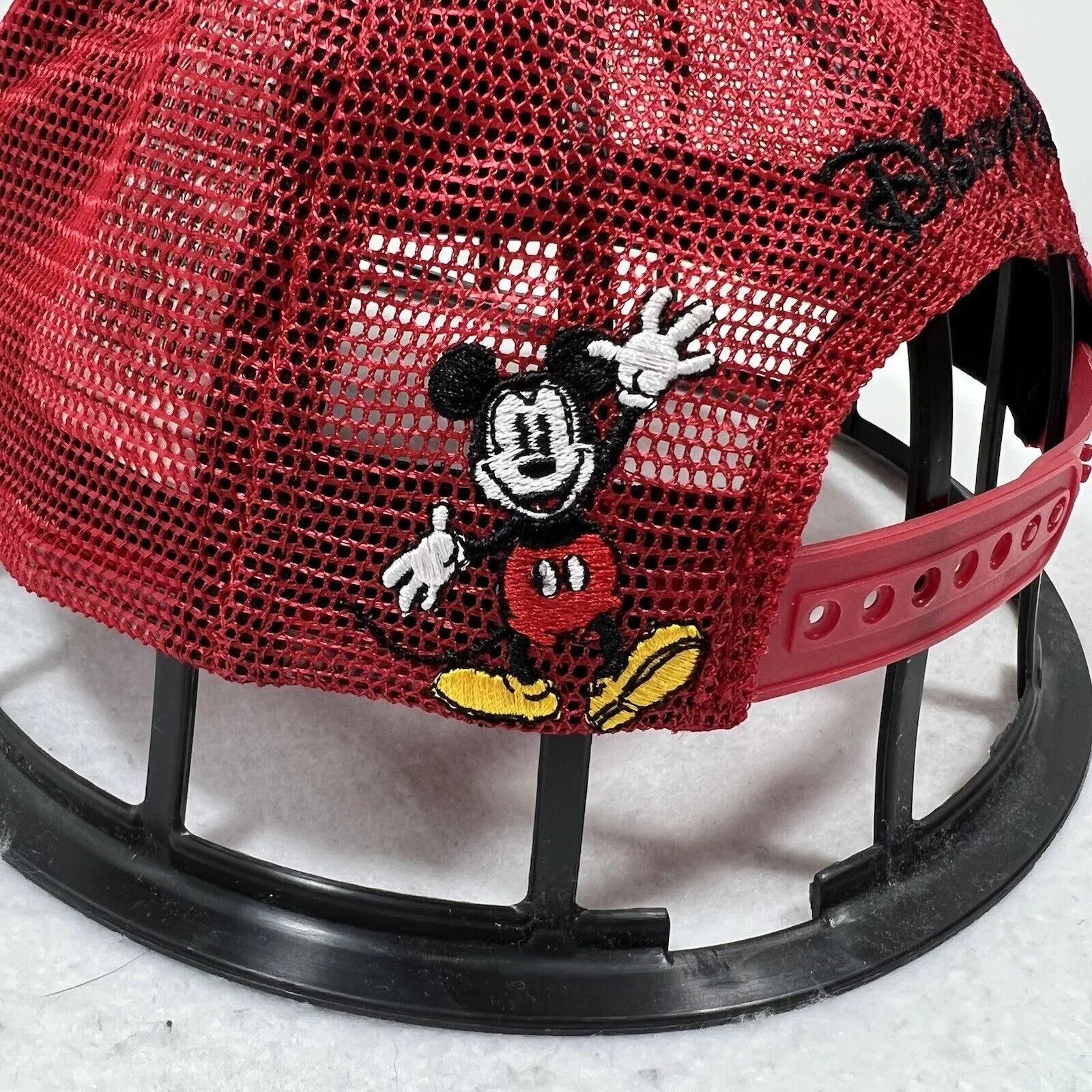 Disney Hats Disney Adjustable Flat Brim Mickey Mouse Baseball Cap Hat Gray