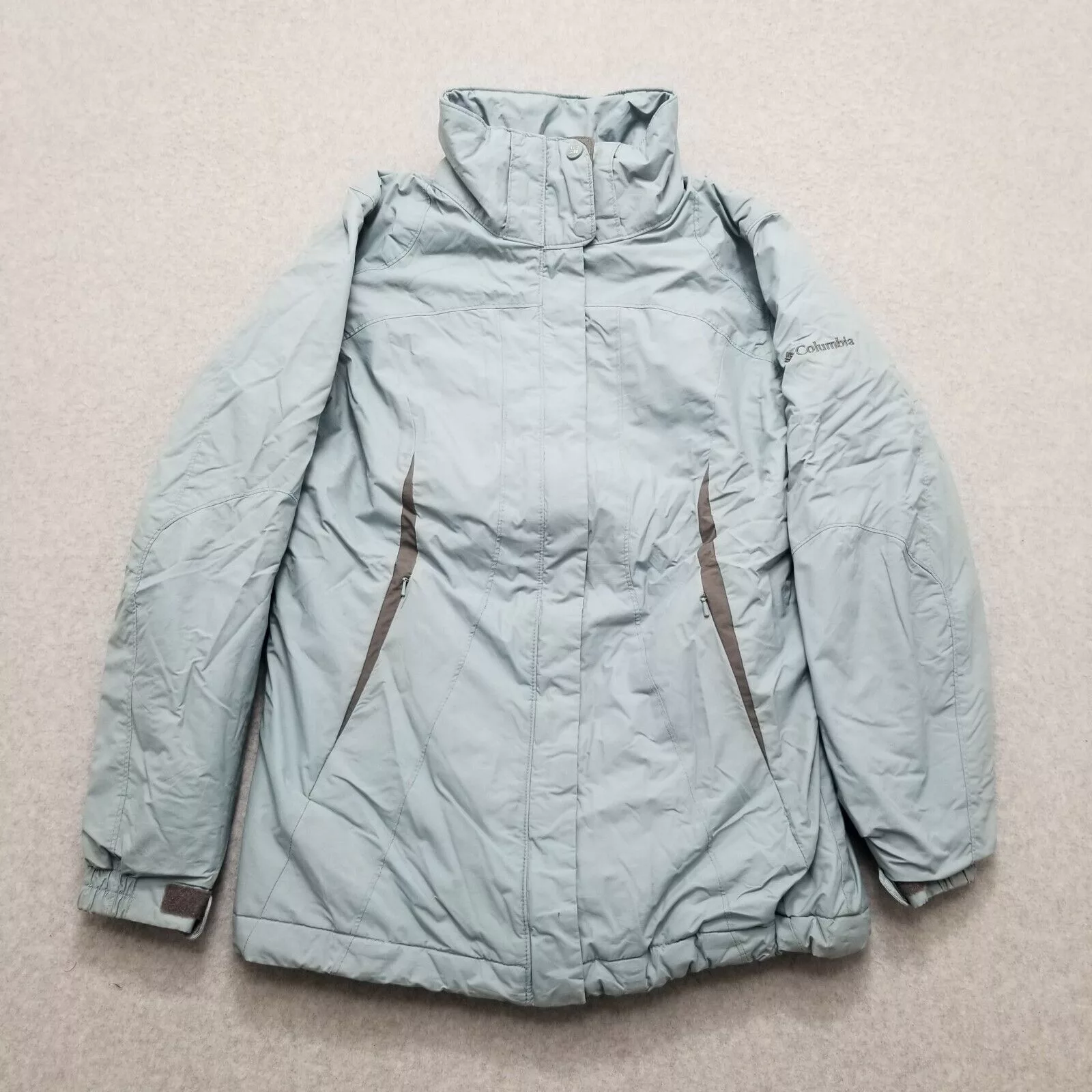 Columbia Jackets Columbia Jacket Womens Medium Pockets Full Zip Lightweight Blue