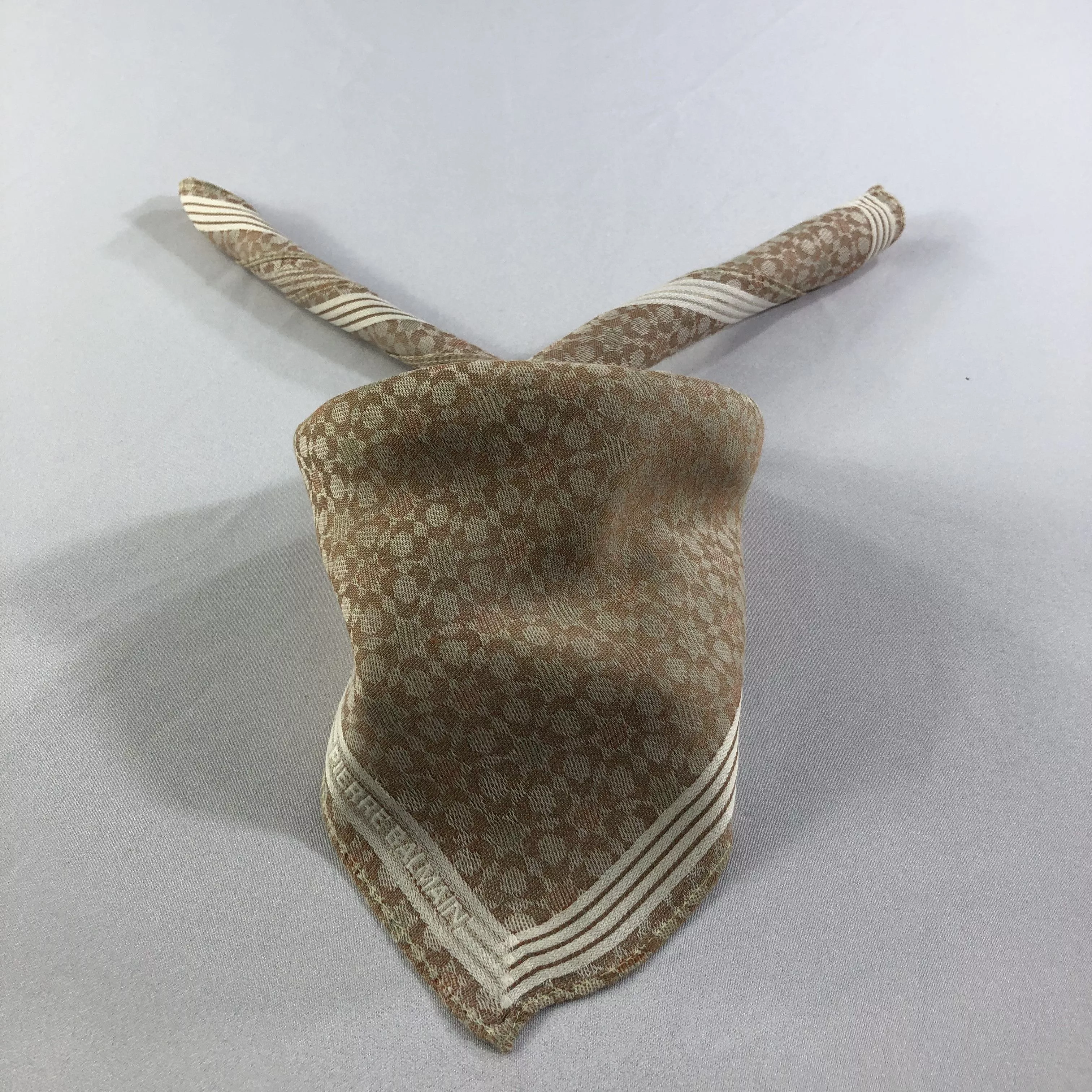 Pierre Balmain Ties Pocketsquares Pierre Balmain × Vintage Pierre Balmain Handkerchief Neckerchief Bandana H1631 Multi