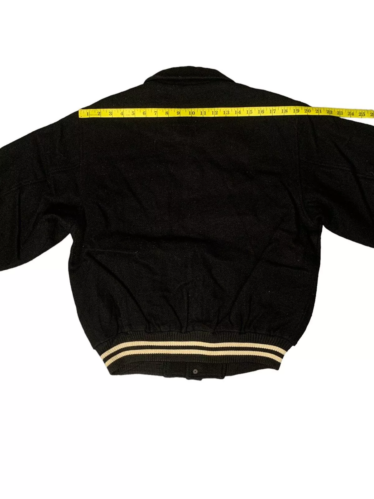 McGregor Bombers Rare Design Vintage McGregor Wool Jackets Black