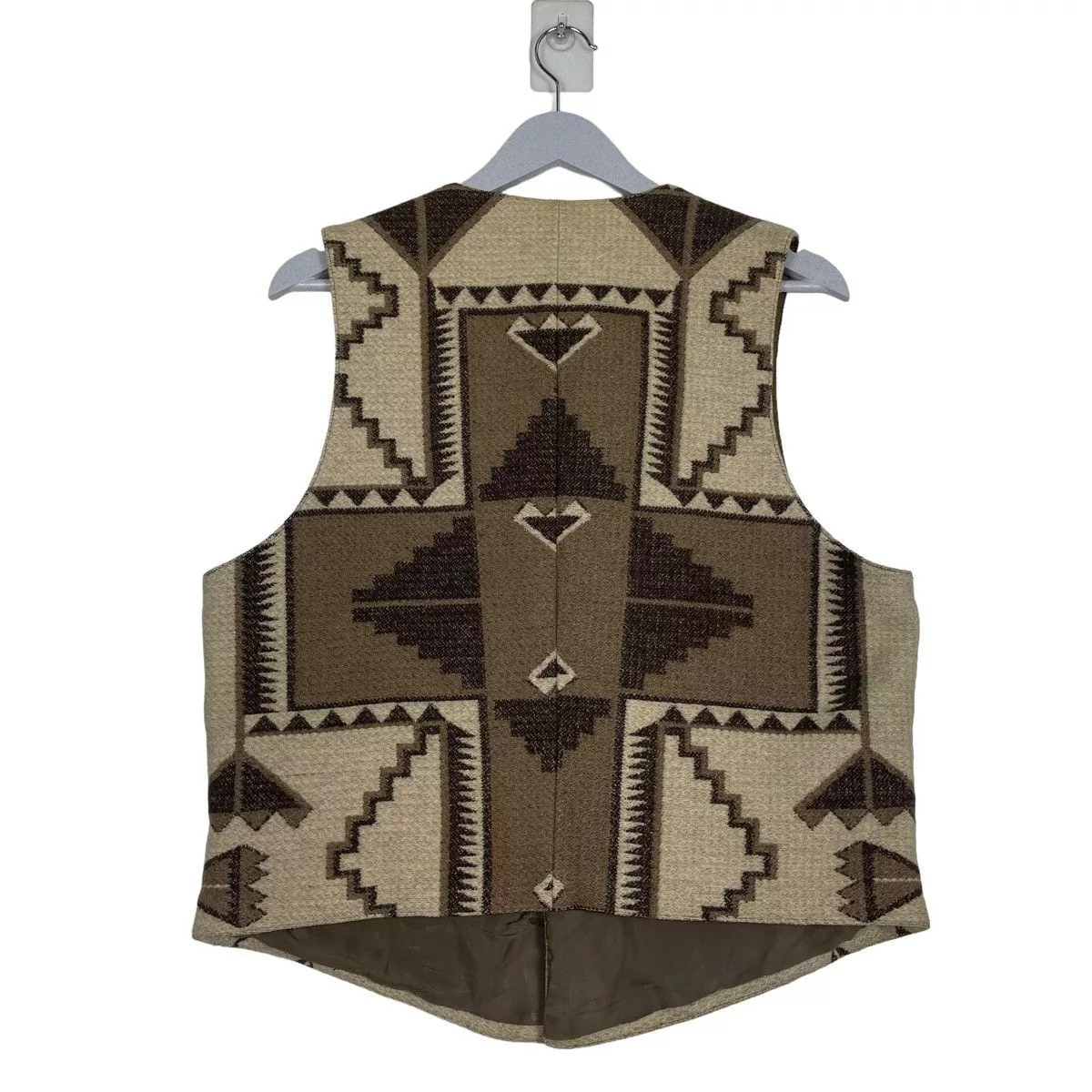 Pendleton Vests Pendleton 💥NAVAJO WESTERN BUTTON VEST Brown