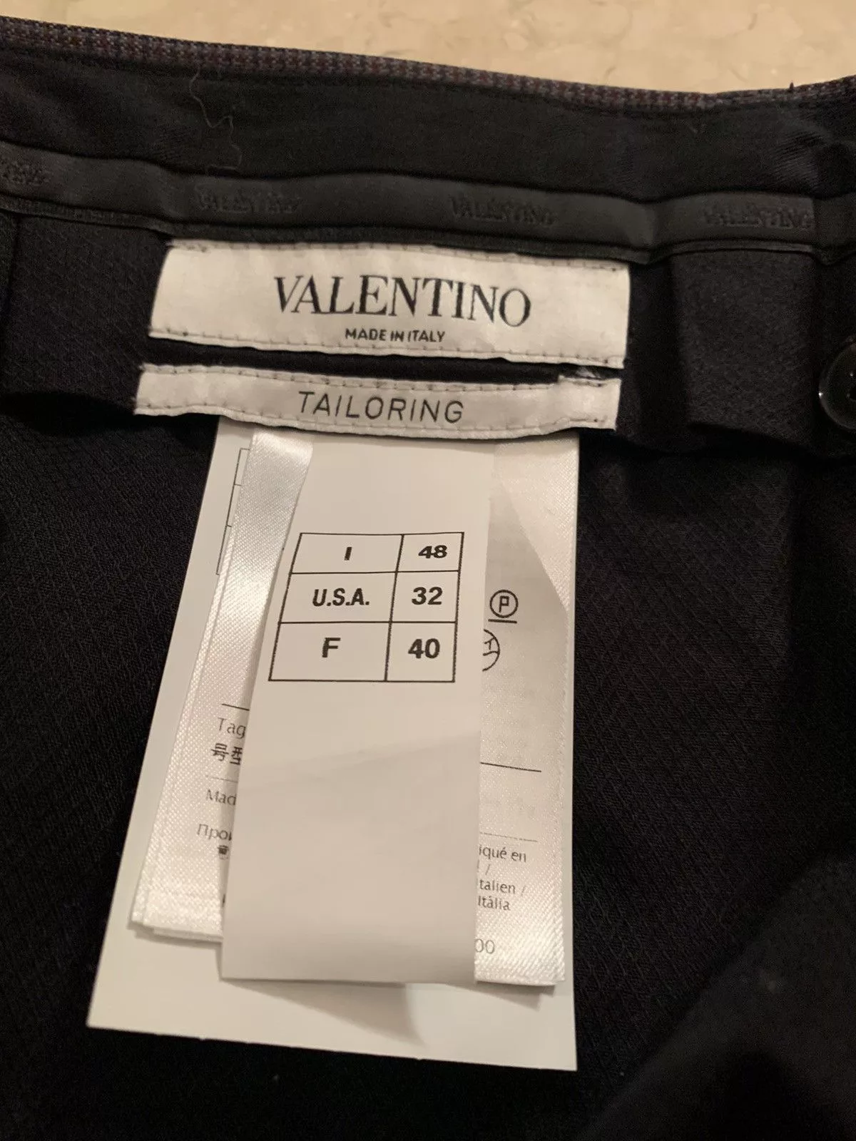 Valentino Suits Valentino blue/red suit