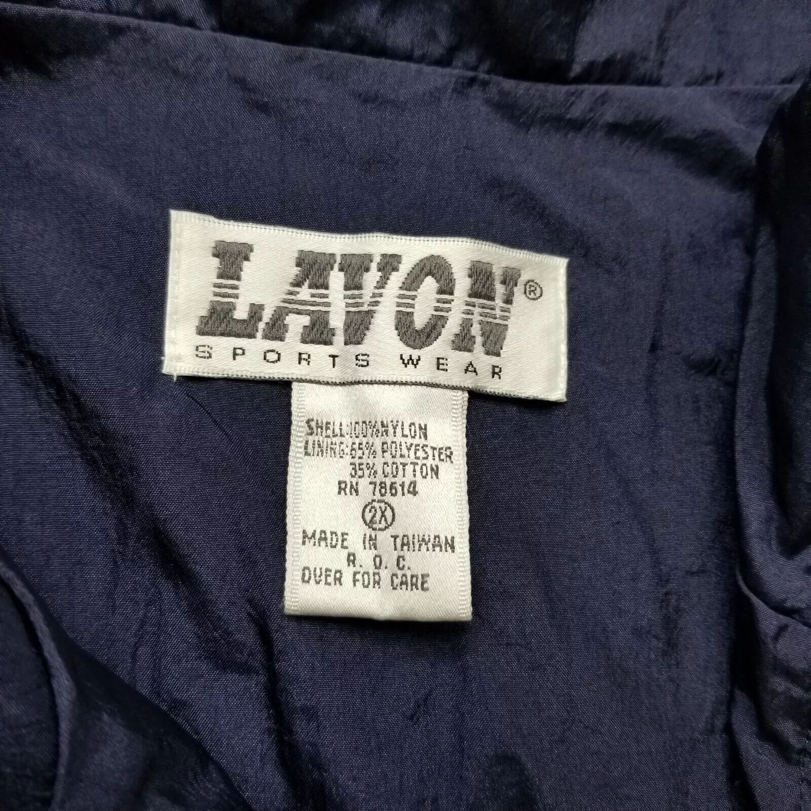 Other Jackets Other Lavon Retro Jacket Womens 3X Pockets Zip Outdoor Sports Wear Blue