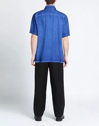A-COLD-WALL* Shirts Button Ups A-COLD-WALL* × Samuel Ross A Cold Wall Button Down Shirt Blue Faded Oversized Pockets