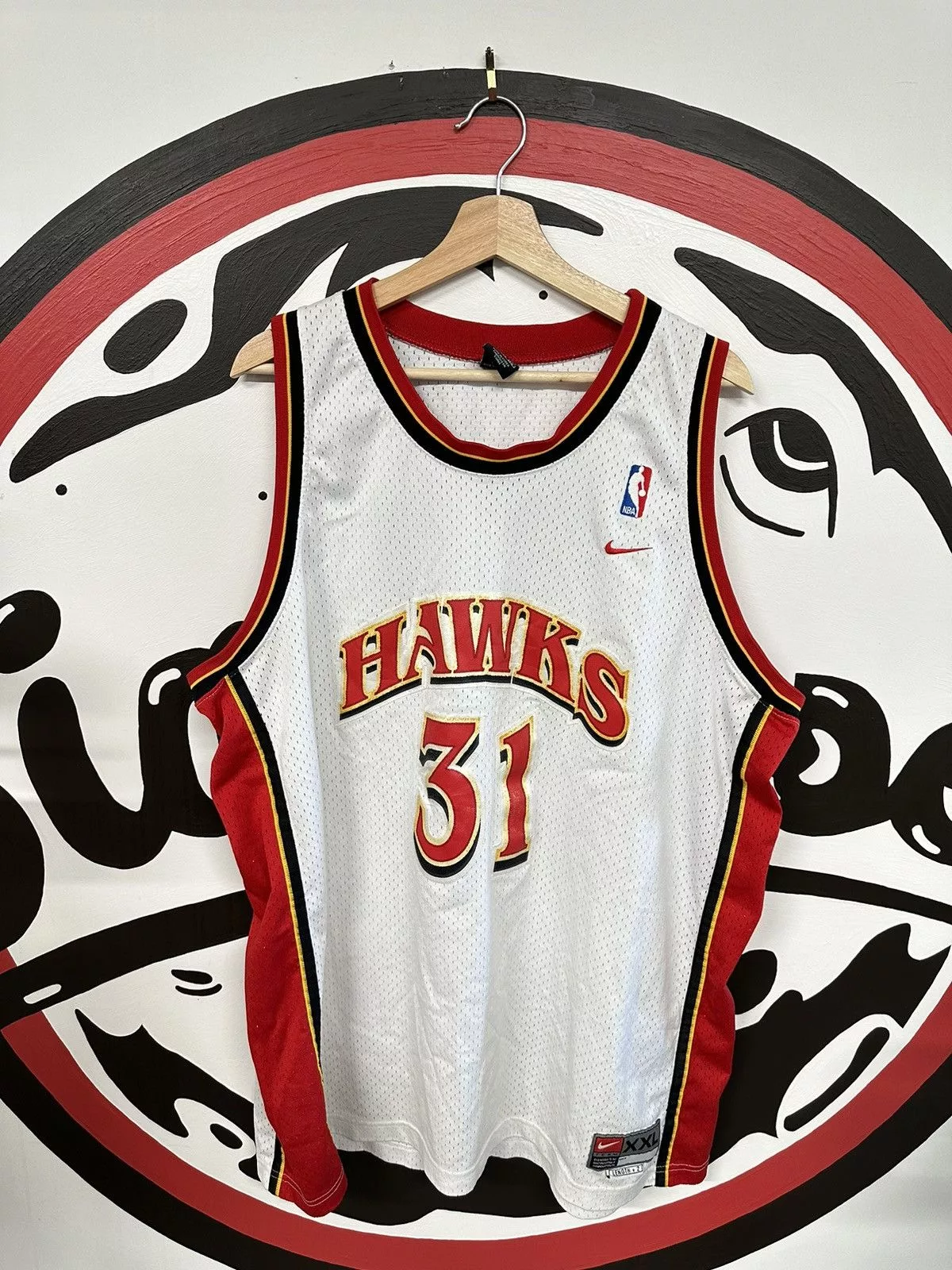 NBA Jerseys NBA × Nike × Vintage Vintage Y2K 00s Nike Jason Terry Atlanta Hawks Jersey White