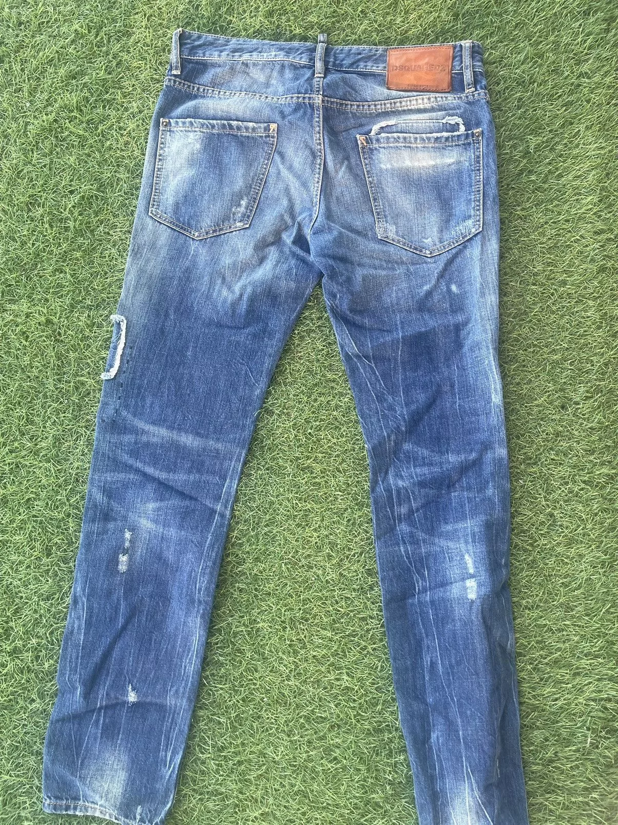 Designer Denim Designer × Dsquared2 Dsquared Distressed Cool Guy Jeans Blue