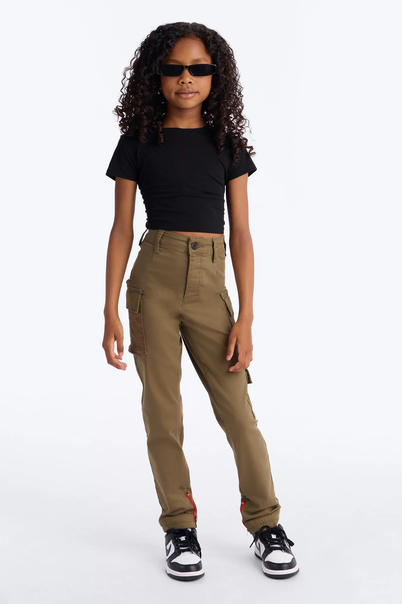 Mini Kalley Cargo Pants - Olive