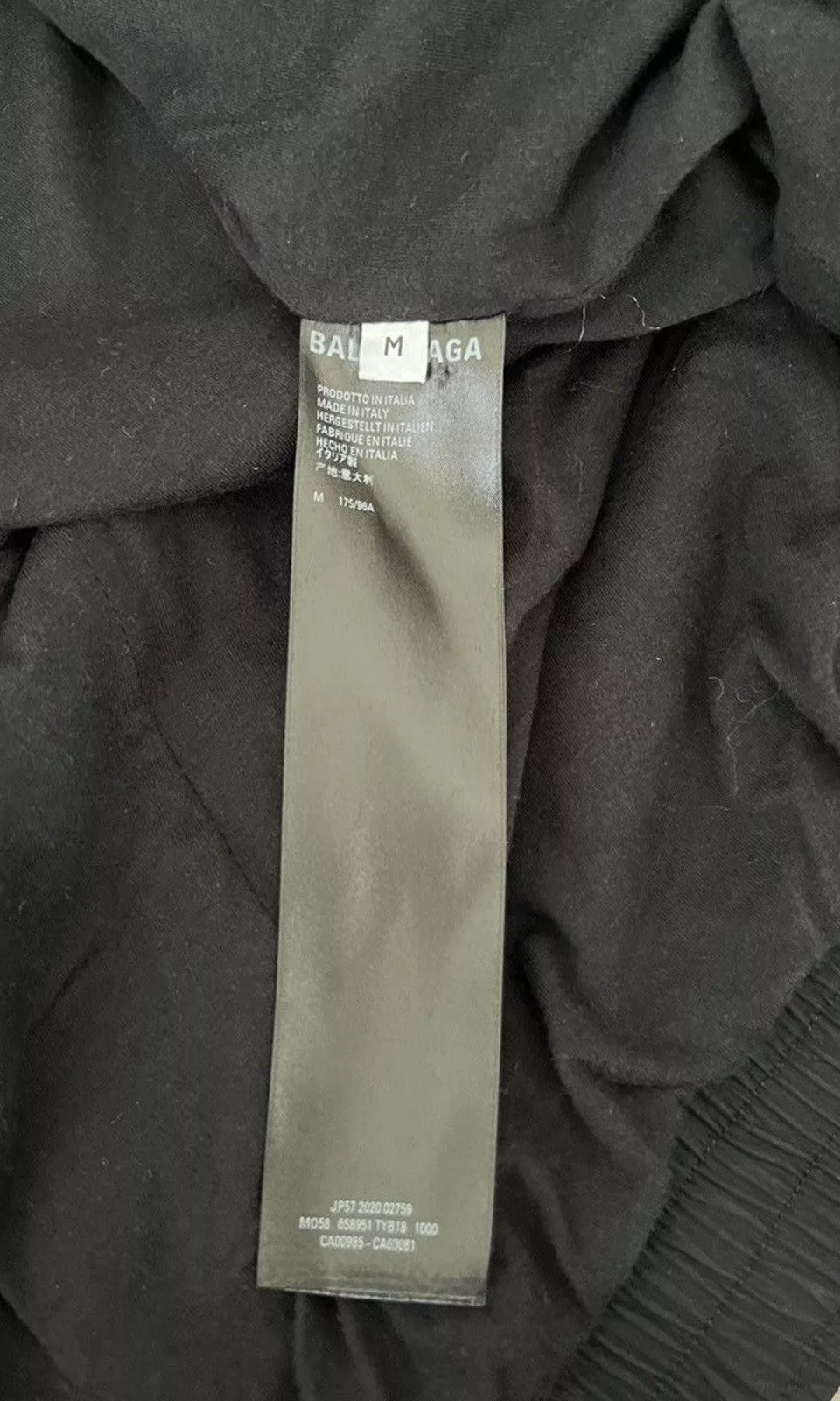 Balenciaga Light Jackets Balenciaga Split Track Suit Jacket Black