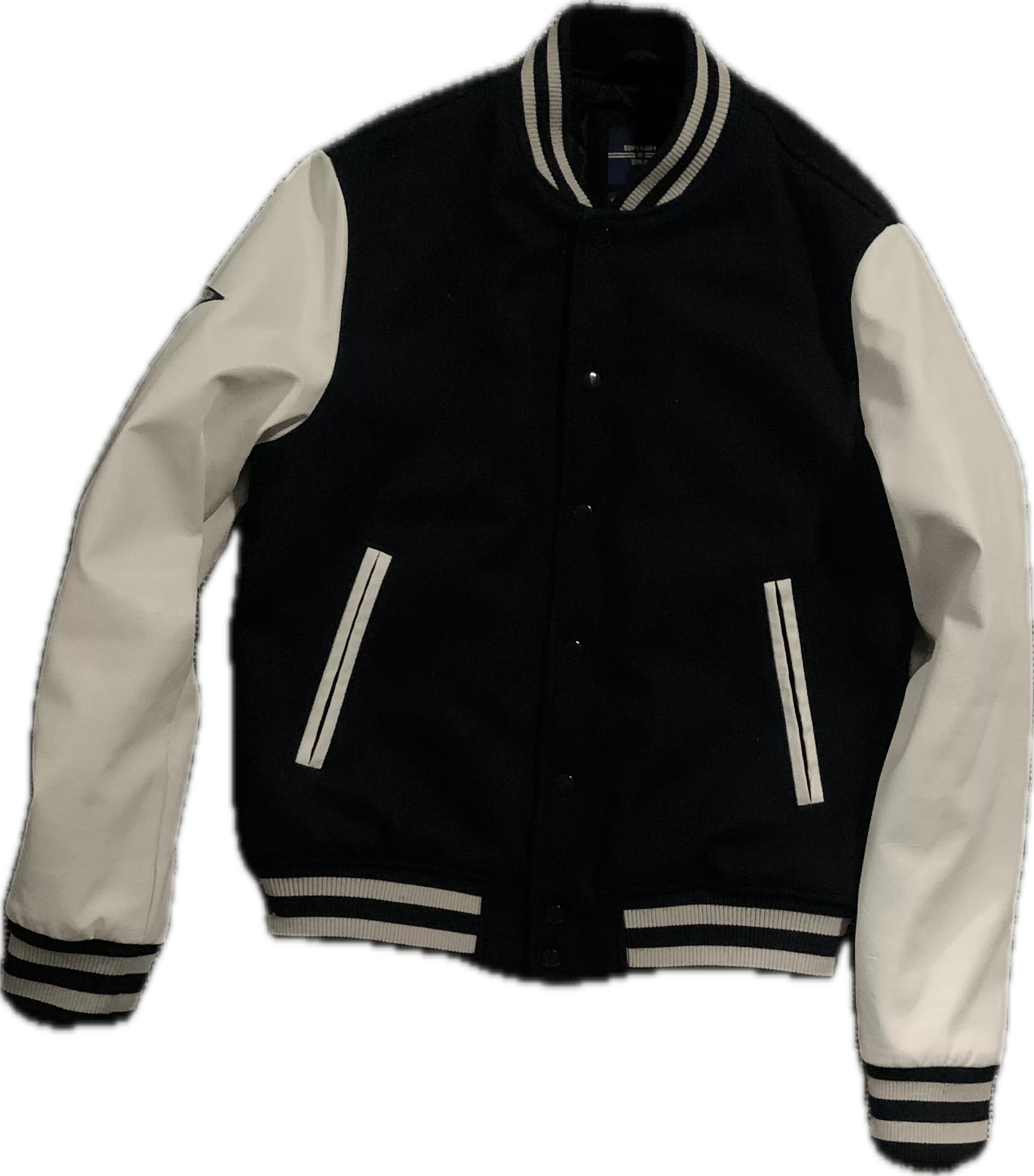 Superdry Bombers Superdry Super Dry Blue Varsity Jacket Multi
