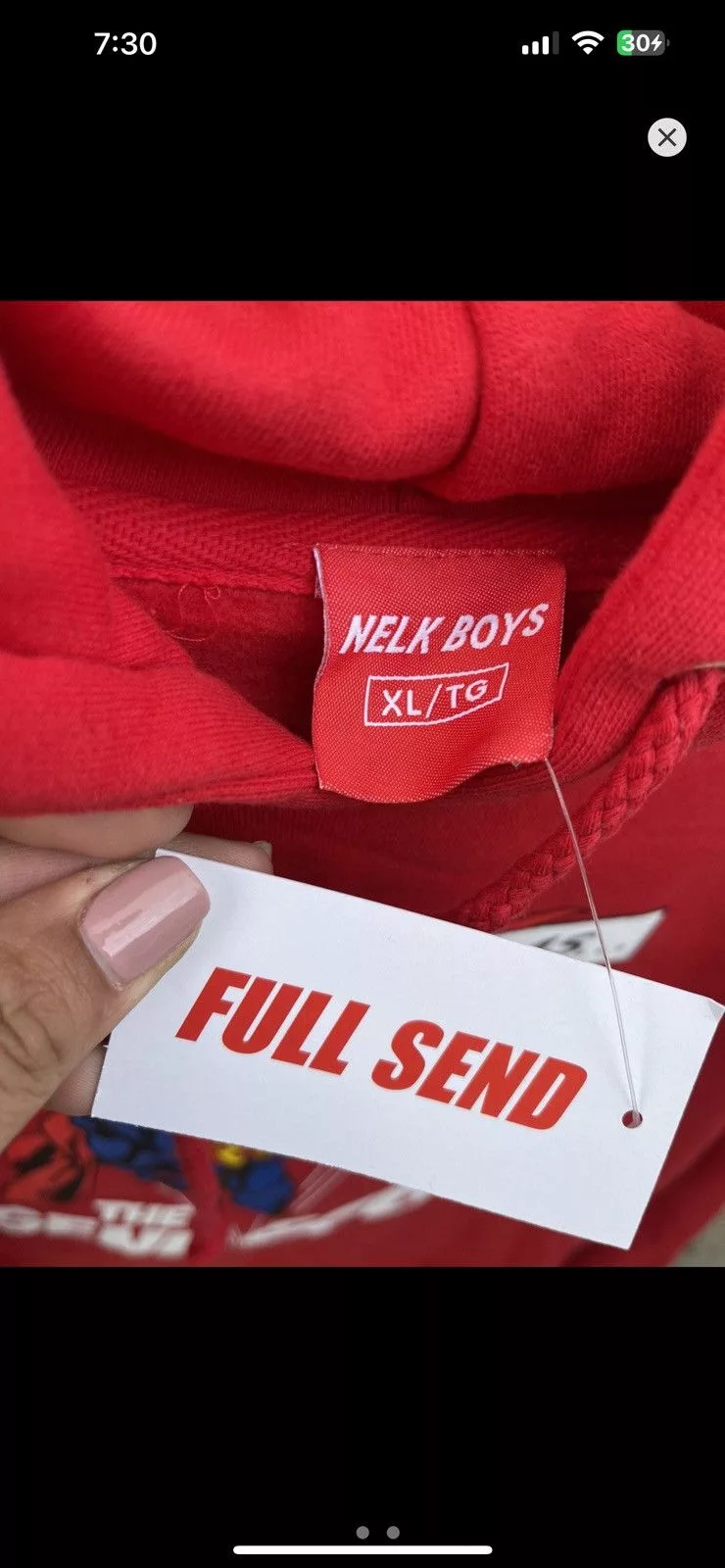 Full Send Light Jackets Full Send Steve will do it Superman Red