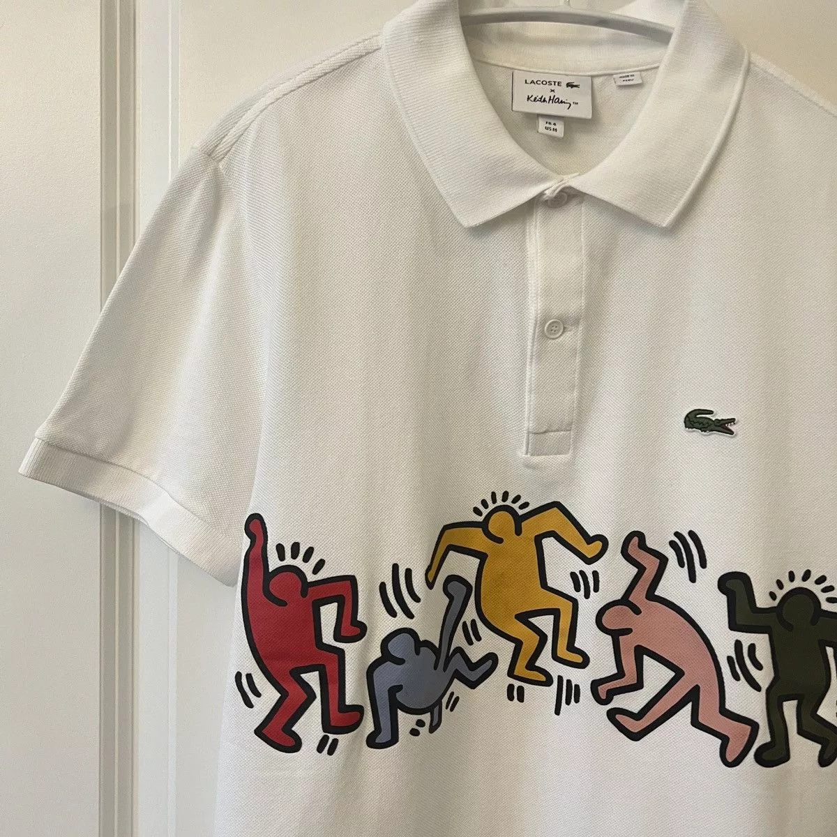 Lacoste Polos Lacoste x Keith Haring Polo Shirt White