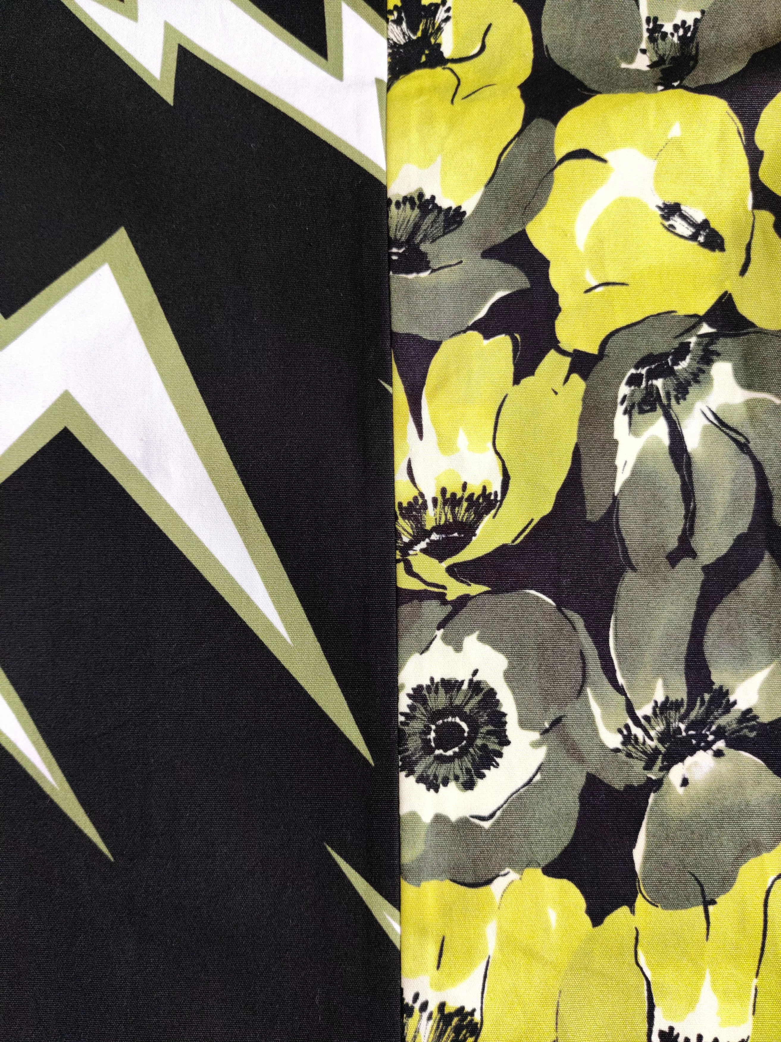 Prada Shirts Button Ups Prada Double Match Bolt Flower Shirt Black