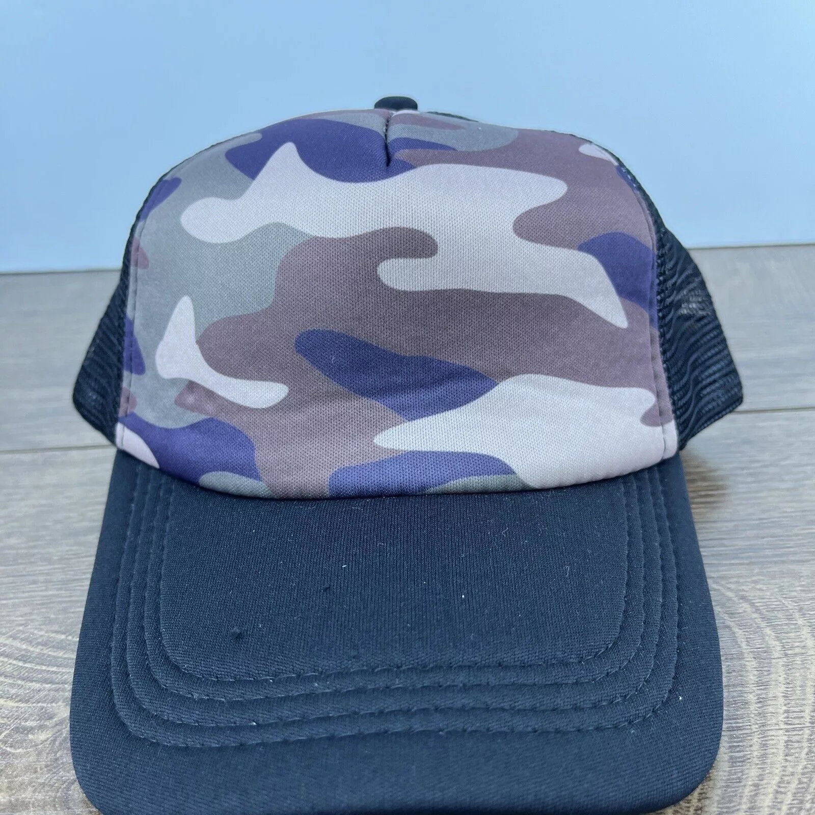 Other Hats Other Camo Hat Brown Black Hat Snapback Adjustable Adult Size Blac