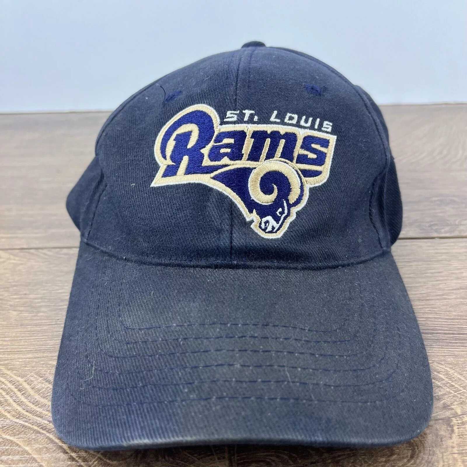 Other Hats Other St. Louis Rams Hat Blue Rams NFL Hat Blue Hat Adjustable Blu
