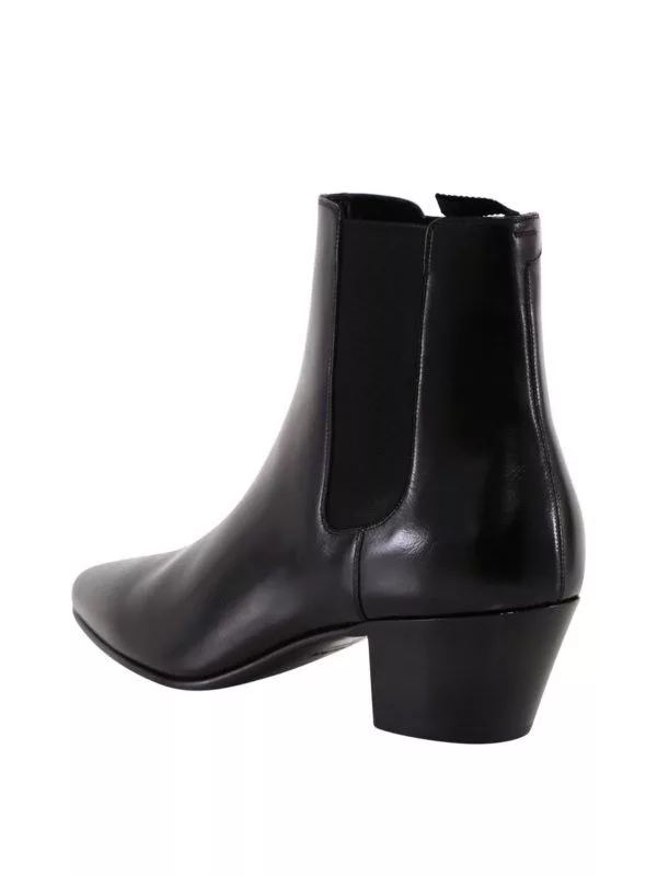 Celine Boots Celine Leather Chelsea Boots Black