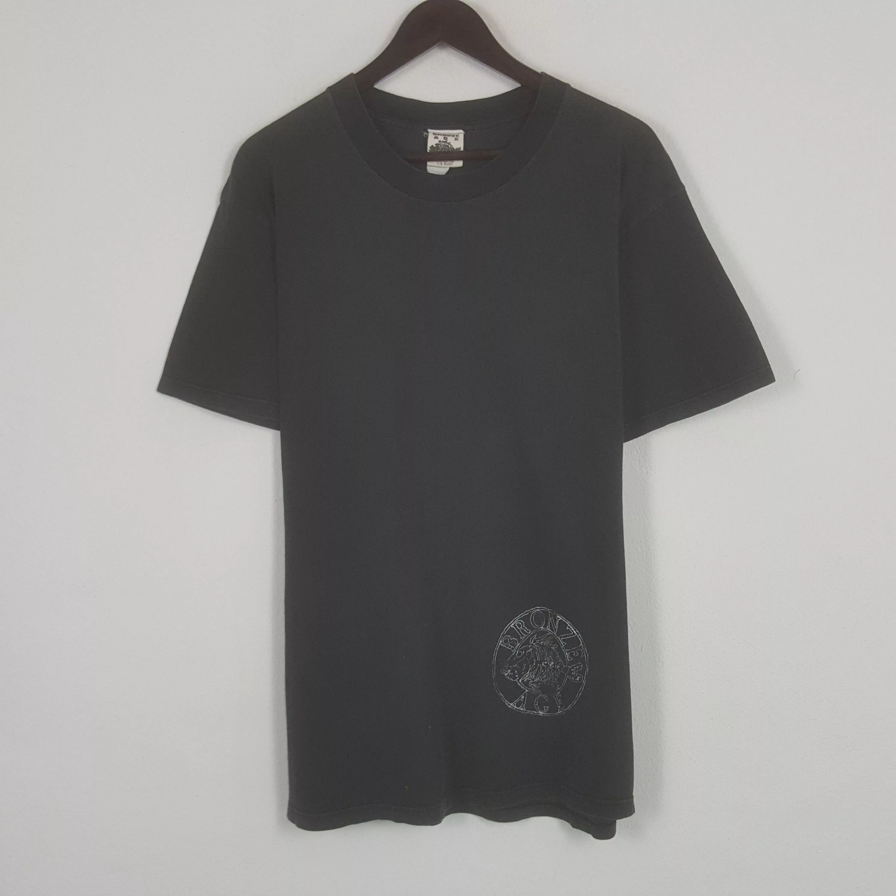 Vintage Short Sleeve T Shirts Vintage Bronze Age Tshirt Black