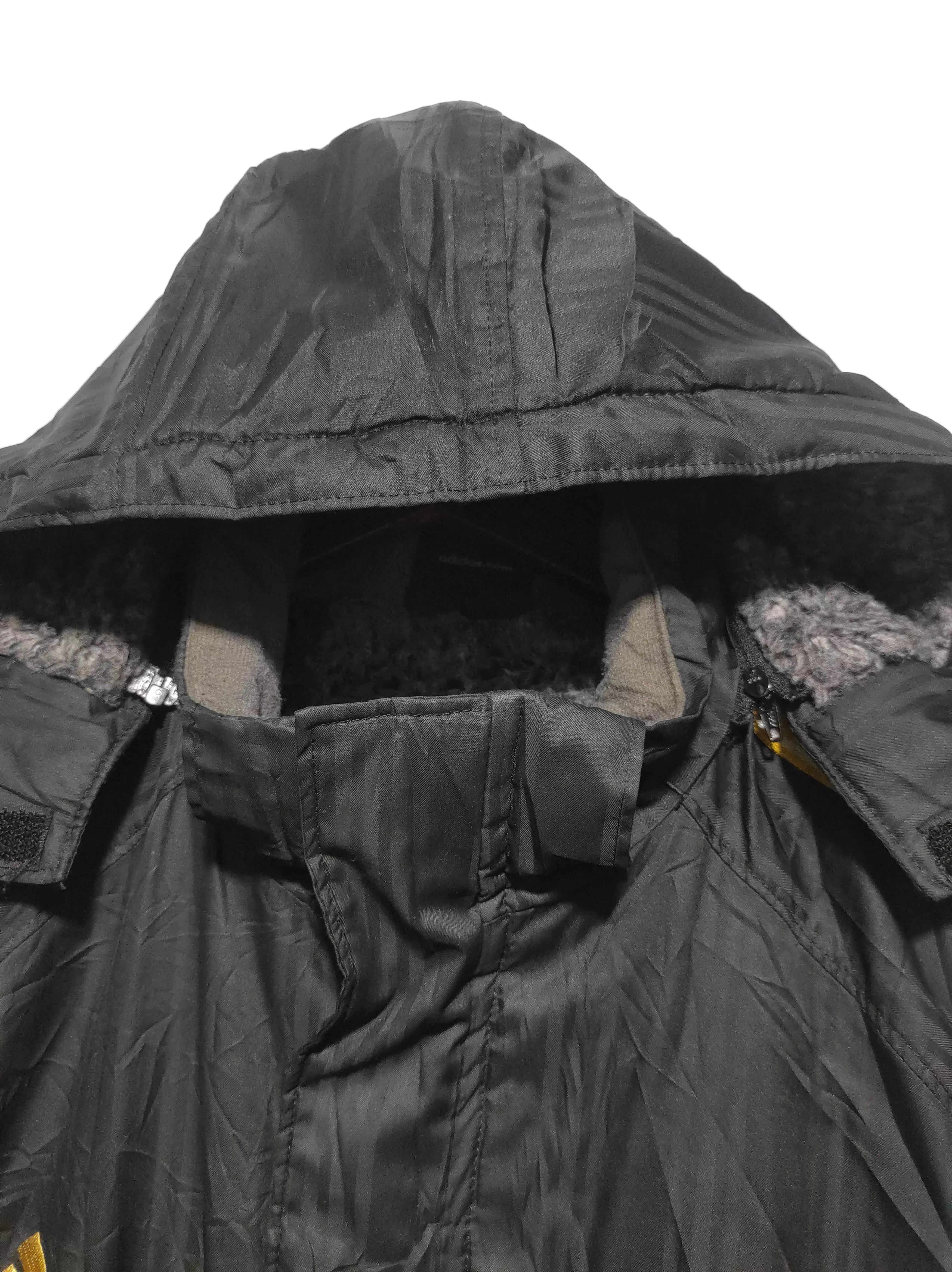 Adidas Heavy Coats Vintage Adidas Long Jacket Black