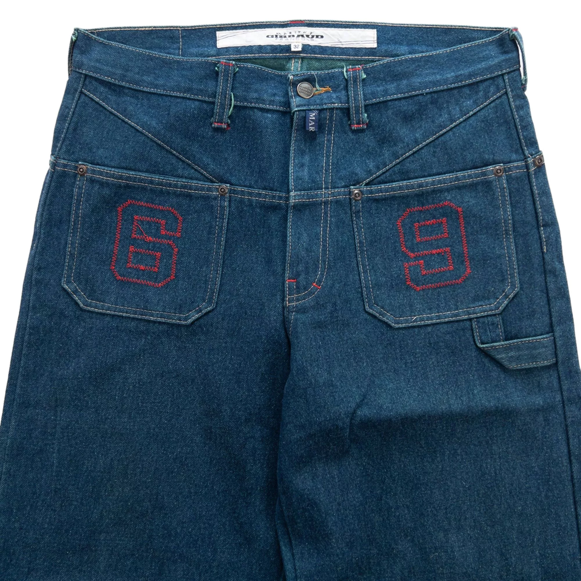 Marithe + Francois Girbaud Denim Vintage Marithe + Francois Girbaud Reverse Jeans Size W32 Blue