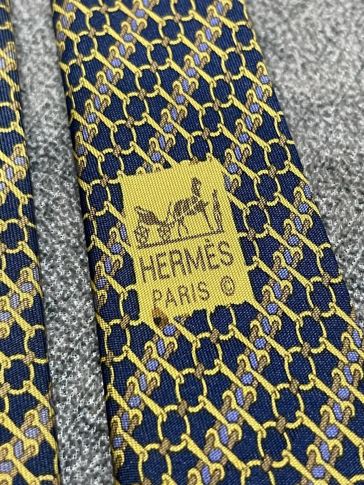 Hermes Ties Pocketsquares Hermes Silk Tie 7200 UA Multi
