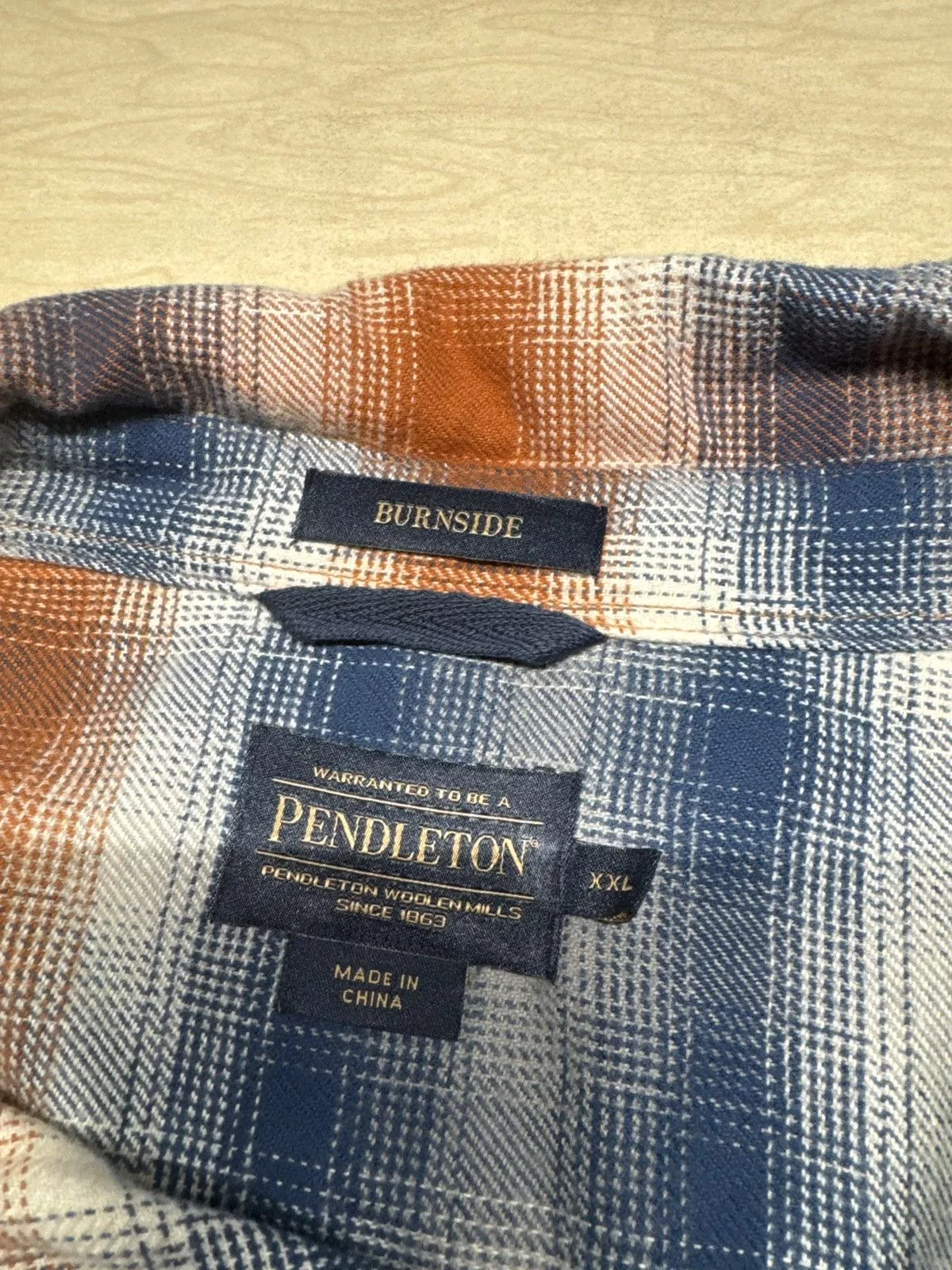 Pendleton Shirts Button Ups Pendleton Burnside Flannel Sz xxl Blue