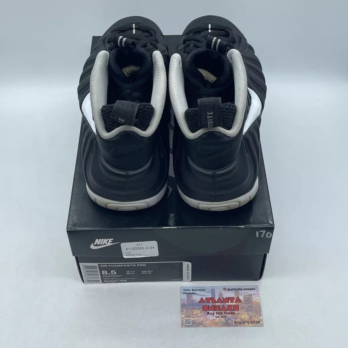 Nike Hi Top Sneakers Nike Air foamposite dr doom Black