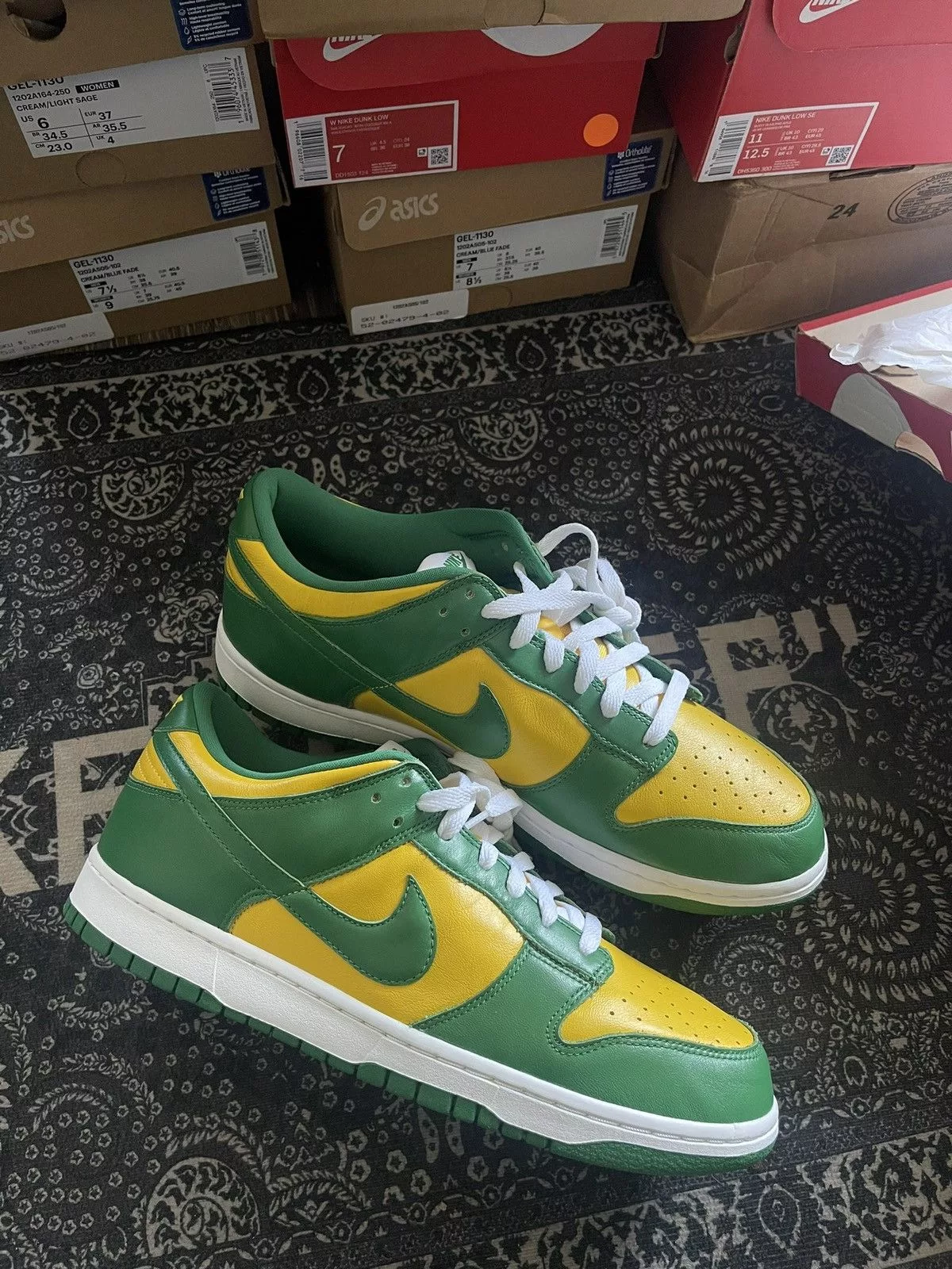 Nike Low Top Sneakers Nike Dunk Low ‘Brazil’ Green