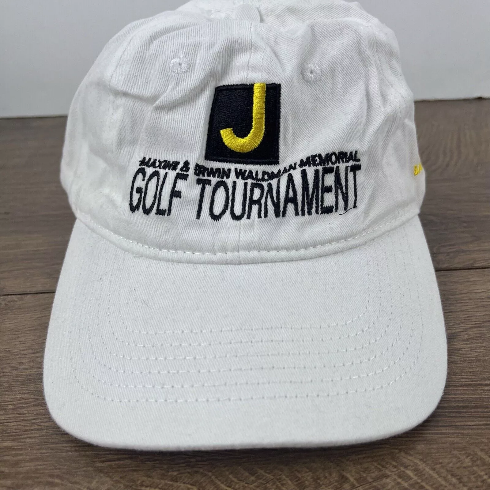 Other Hats Other Maxine Erwin Waldman Golf Tournament Hat White Hat Adjustabl