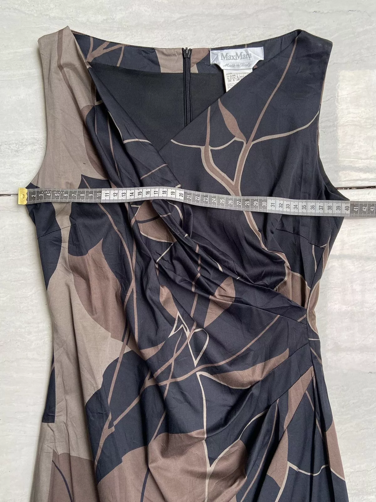 Max Mara Midi Dresses MAX MARA Patterned Dress Brown