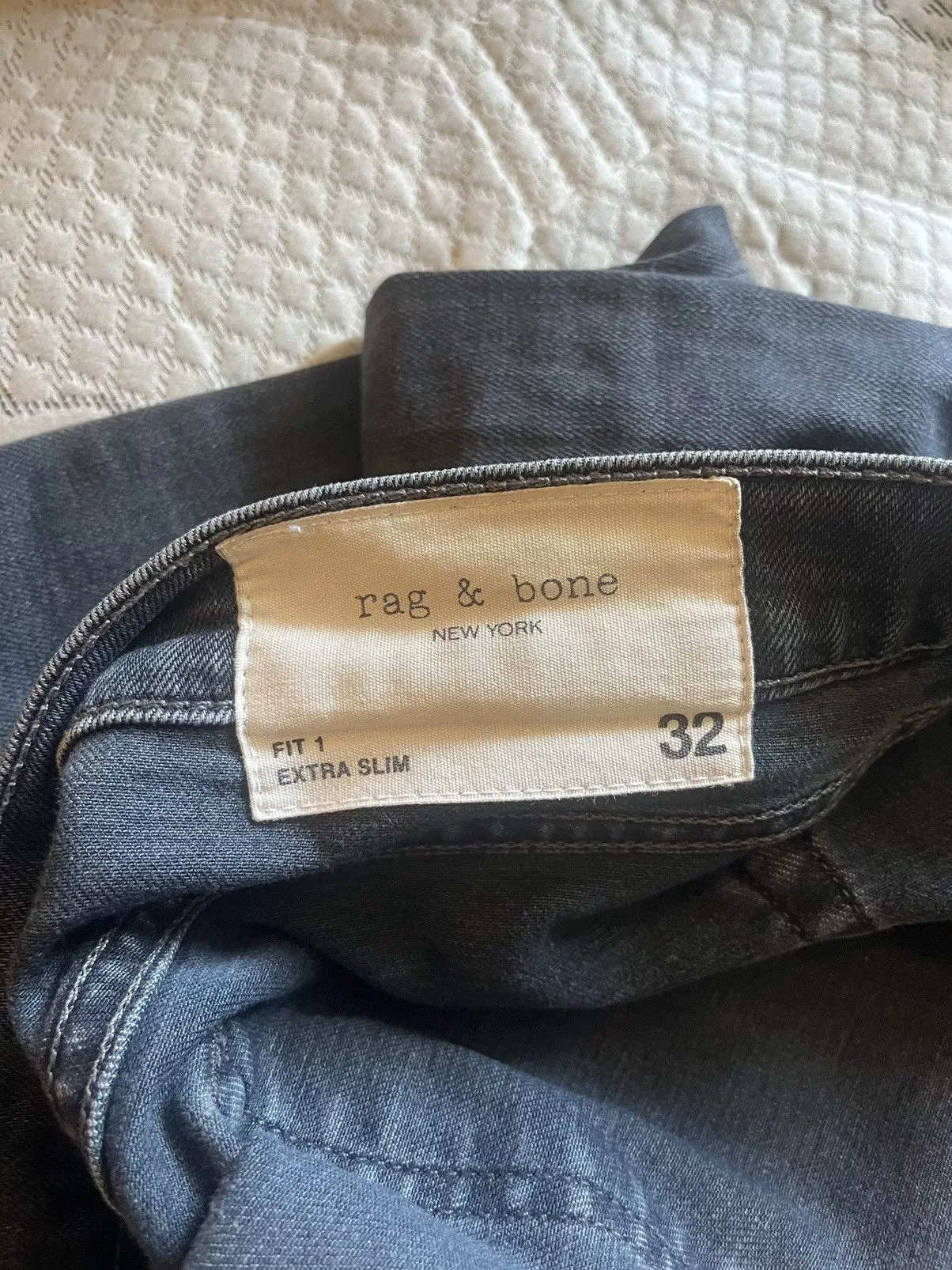 Rag & Bone Denim Blue/grey Rag & Bone Fit 1 jeans