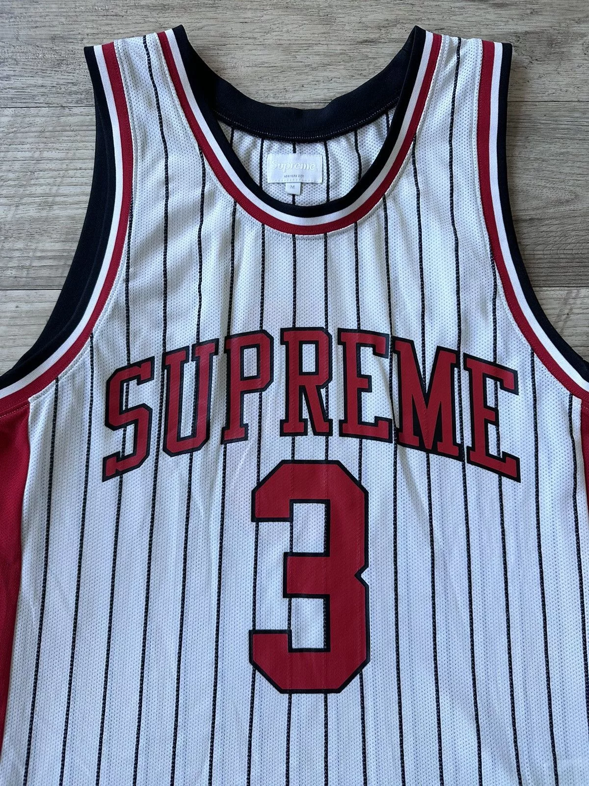Supreme Jerseys Supreme Crossover Basketball Top White
