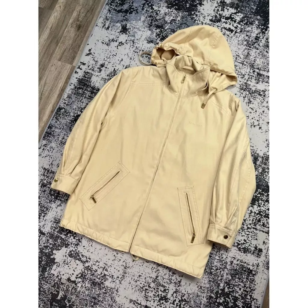 Escada Coats Escada Coat Beige Size S