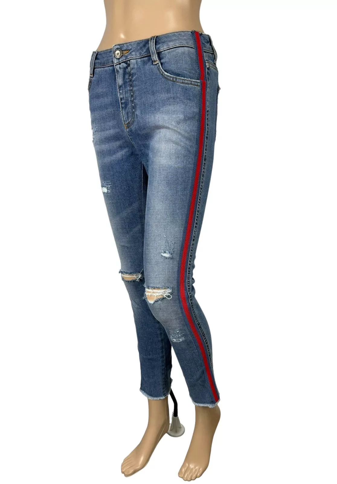 Ermanno Scervino Jeans Ermanno Scervino Slim Jeans Cropped size 40 Blue