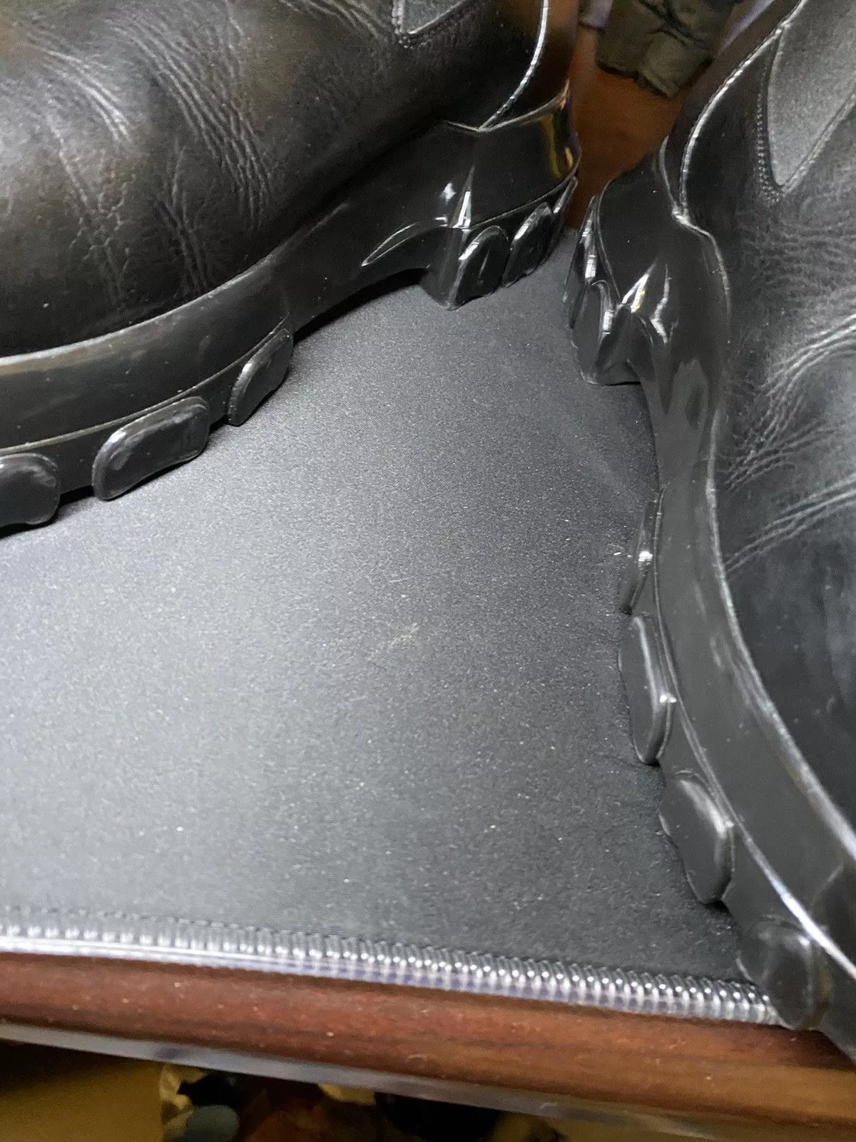 Rick Owens Boots Rick owens tractor boots Black