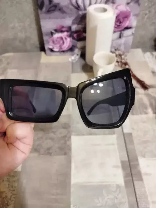 Electric Visual Sunglasses Electric Visual × Vintage Y2K Asymmetric Sunglasses (Black) Streetwear