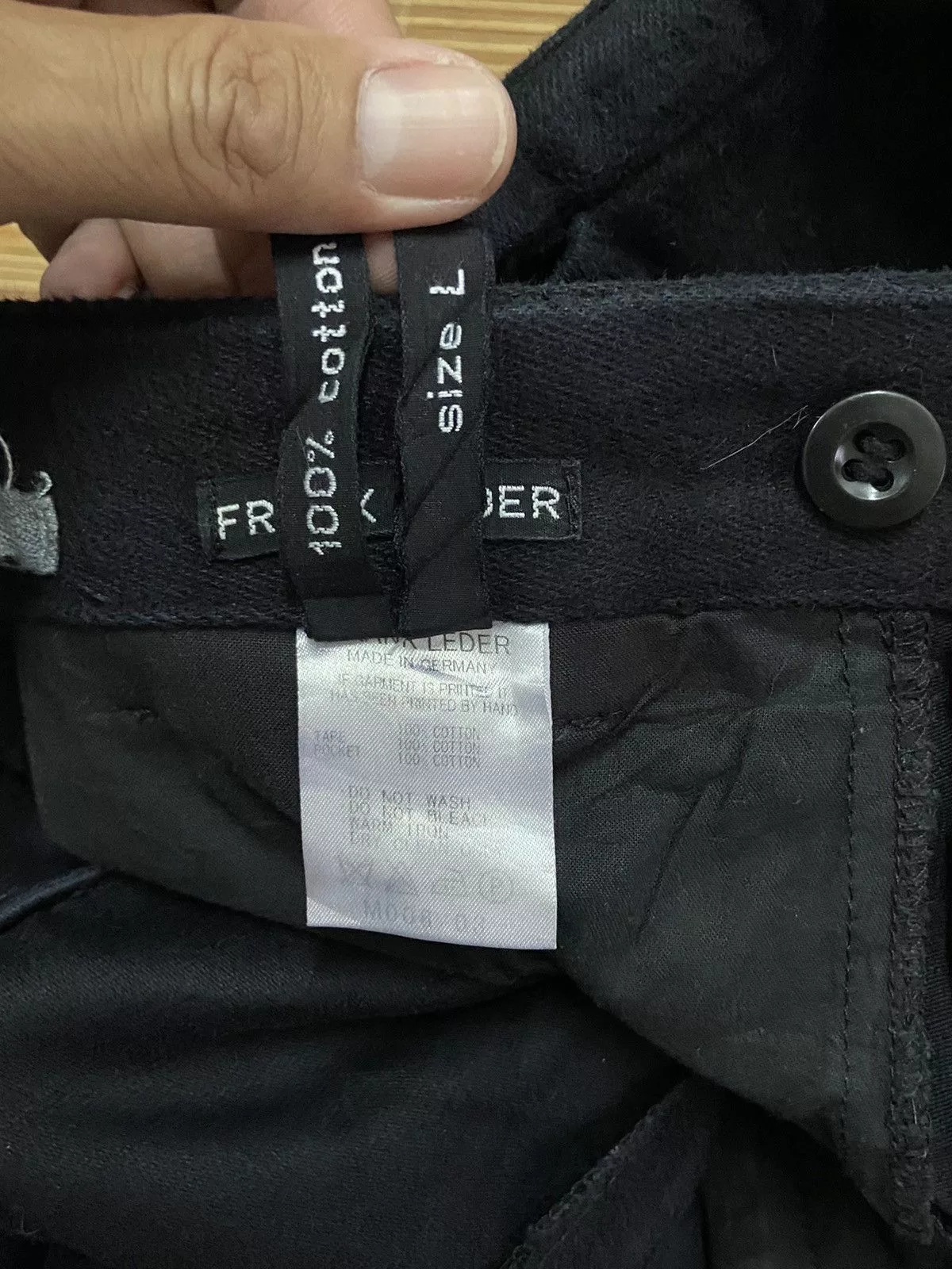 Frank Leder Casual Pants FRANK LEDER WORKING PANTS Black