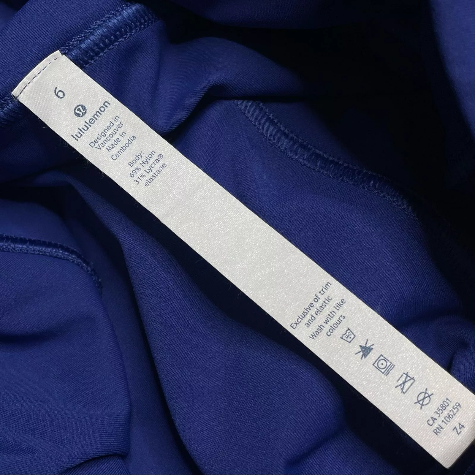 NWOT Lululemon Leggings Blue