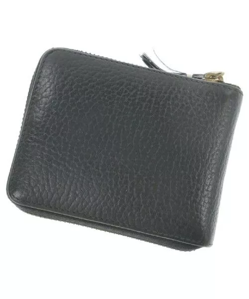 Comme des Garcons Wallets Comme des Garcons Wallet Coin cases Zip Plain Black
