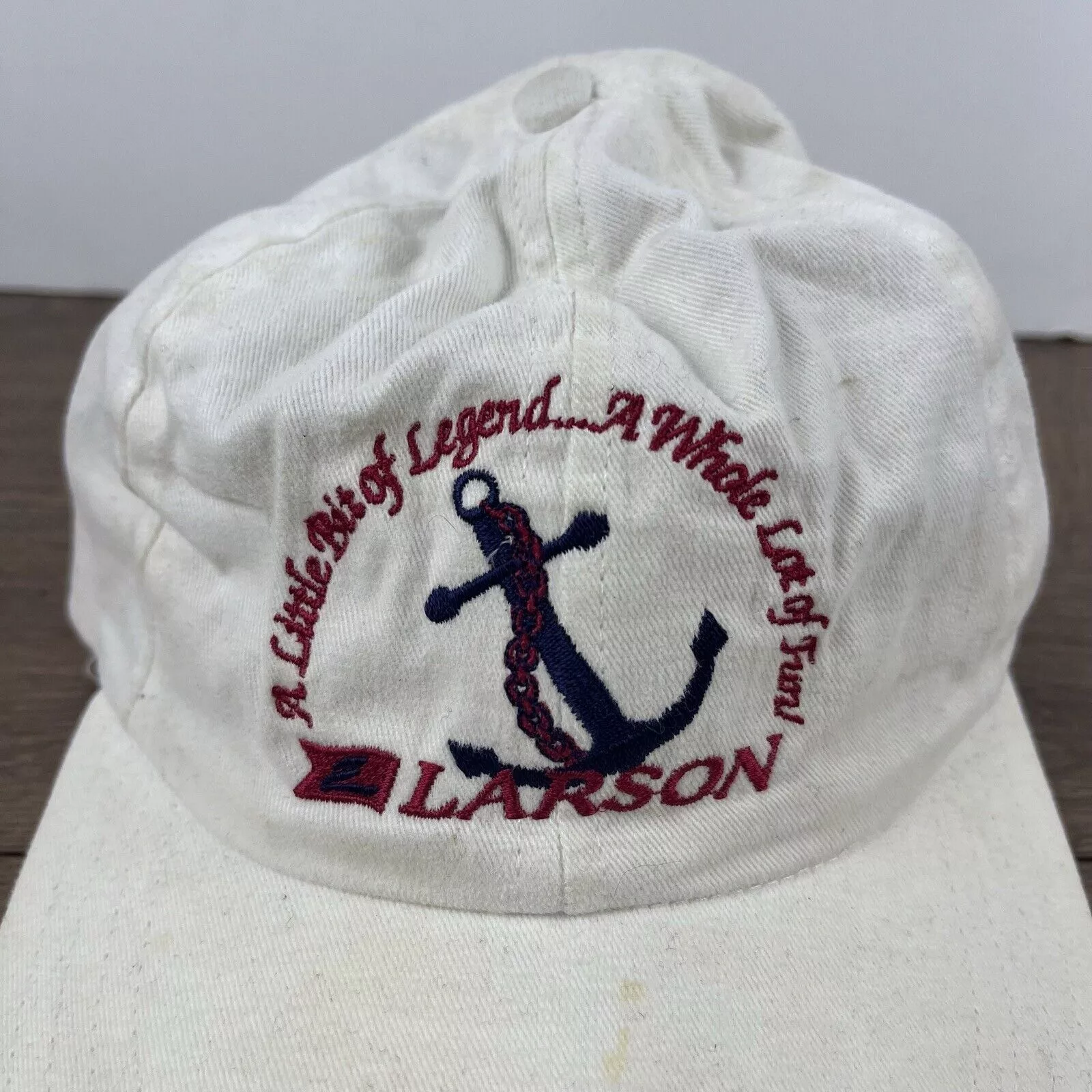 Other Hats Other Larson Hat Larson Adjustable Hat White Hat Adjustable White