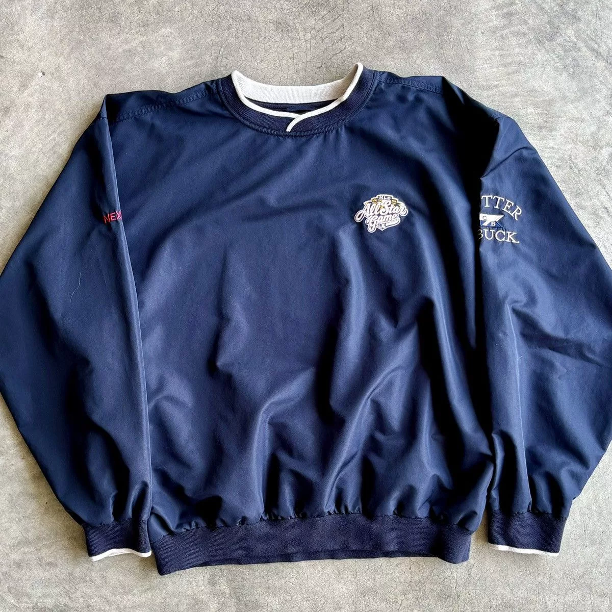 MLB Sweatshirts Hoodies MLB × Vintage Vintage 2002 MLB All Star Game Pullover Blue