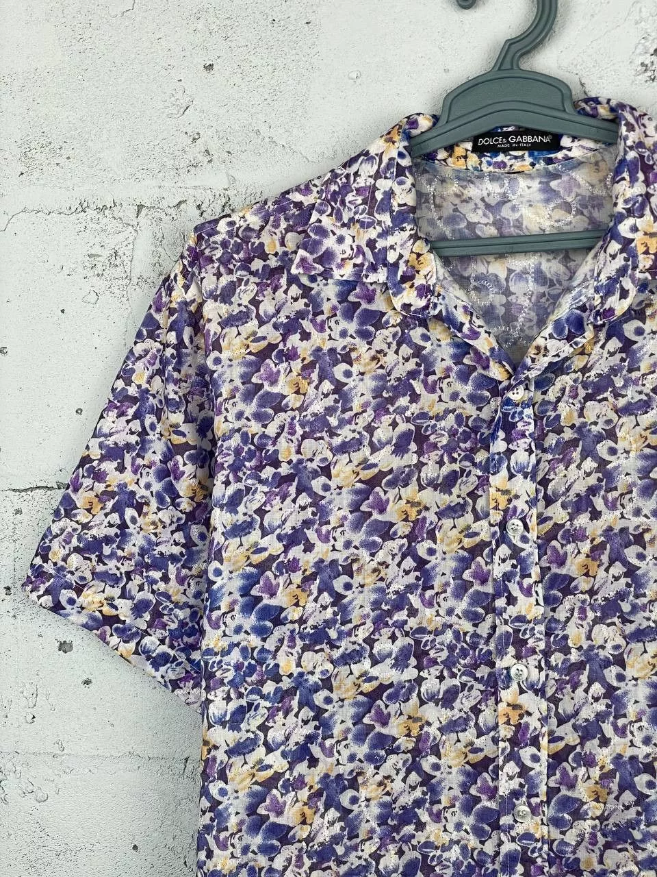 Dolce & Gabbana Shirts Button Ups Dolce & Gabbana × Vintage Vintage Dolce Gabbana D&G Flower Print Summer Shirt Multi Streetwear