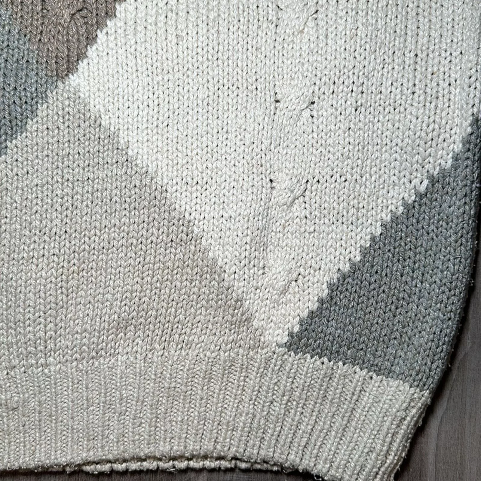 Method Sweaters Knitwear Method Vintage Silk Blend Sweater - Small White