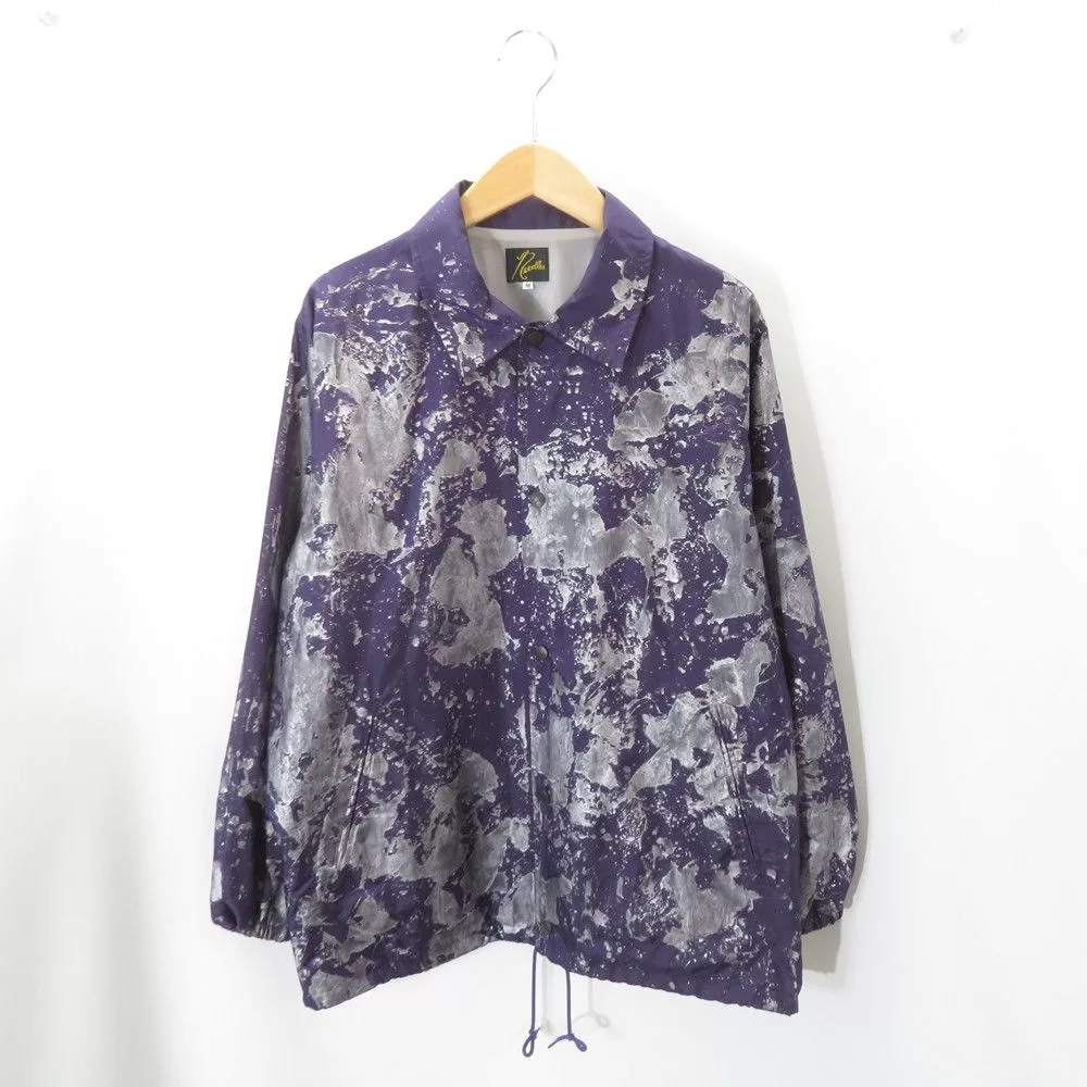 Needles Light Jackets Needles Jacket Reflective Paint Pattern Polyester Purple