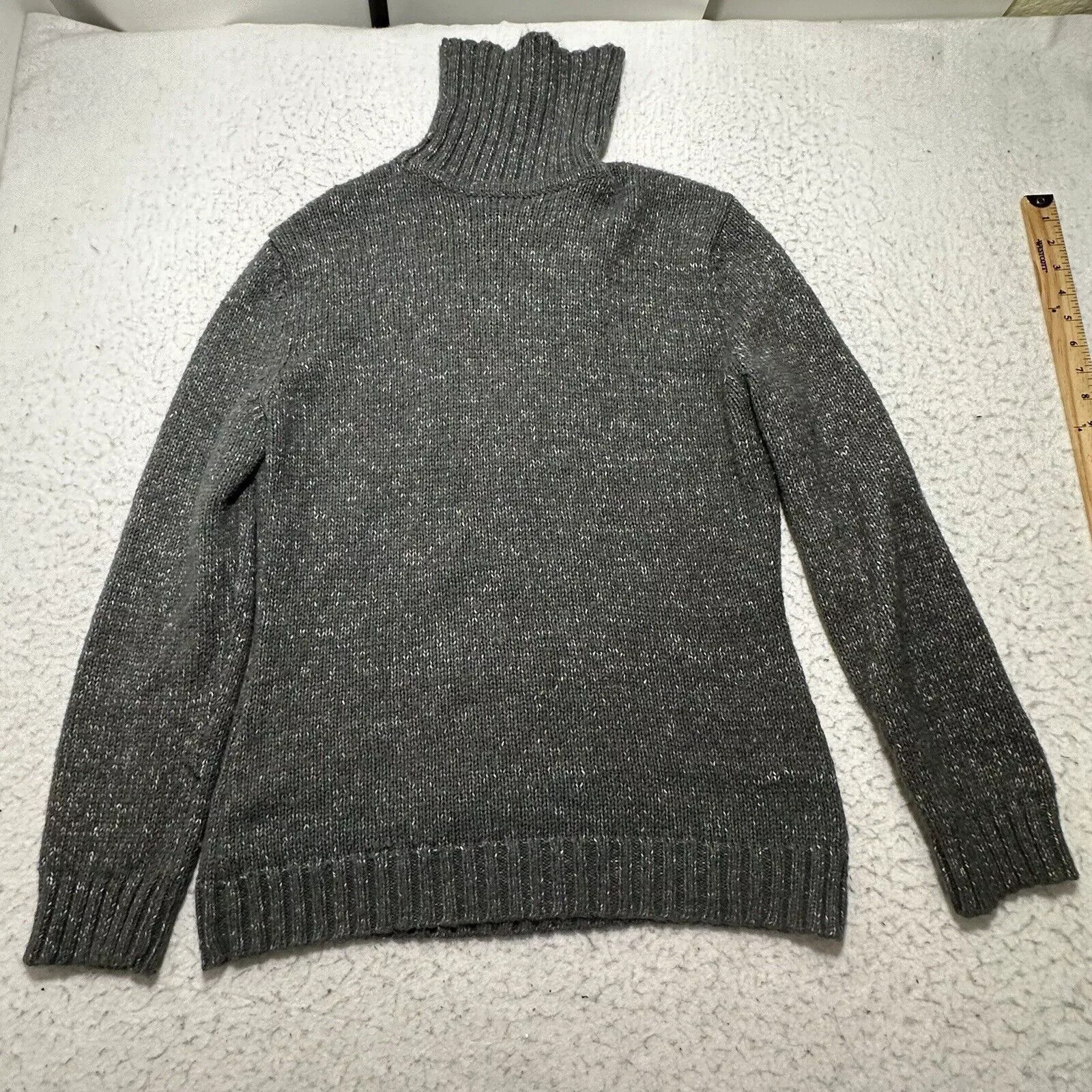 Other Sweaters Other New York & Company Large Wool Gray Turtleneck Sweater