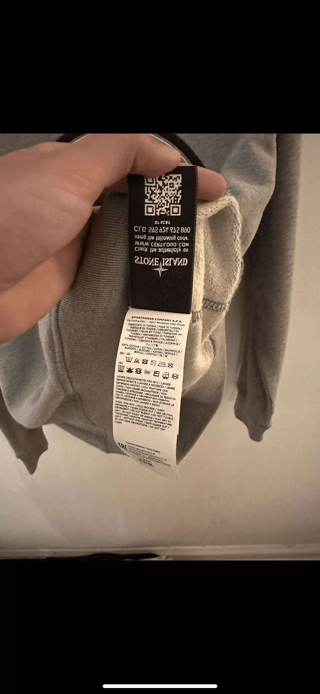 Stone Island Sweaters Knitwear Stone Island Compass Sweater Gray