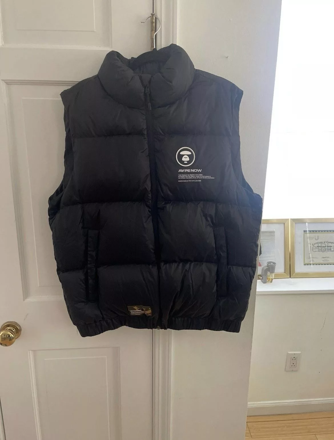 Aape Vests AAPE NOW Down Puffer Vest Black