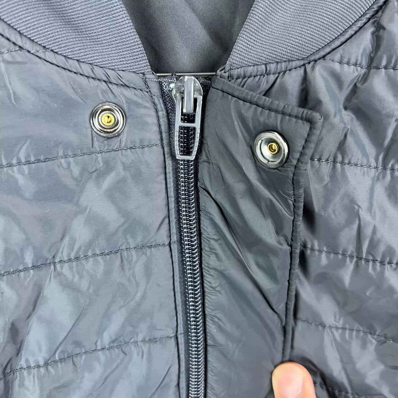 George Bombers George Bomber Lightweight Puffer Jacket Men 100% Polyester Gray
