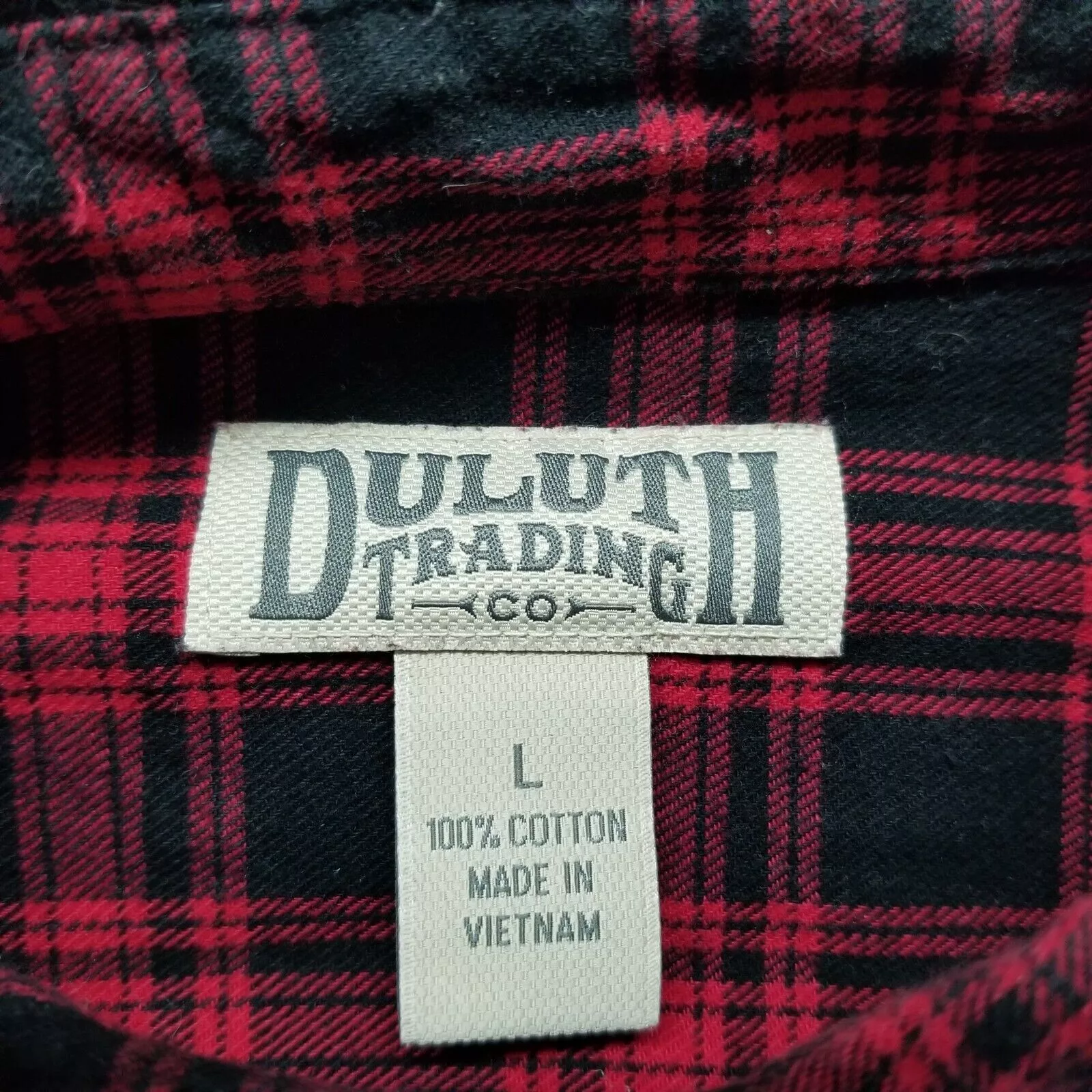 Duluth Trading Company Shirts Button Ups Duluth Trading Company Duluth Trading Flannel Shirt L Plaid Button Up Long Sleeve Red